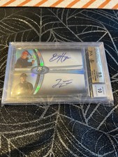 2011 Bowman Platinum Bryce Harper & Jameson Taillon Auto /89 Bgs 9.5/10
