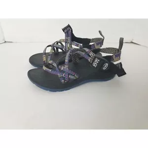 Sandalias Chaco Talla 2 Unisex Niños ZX1 Ecotread Abrigo Cerúleo Tiras Multicolor - Imagen 1 de 12