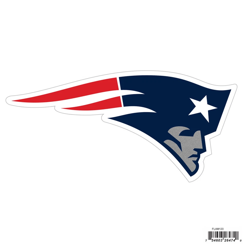 Siskiyou Sports FLAM120 New England Patriots 8 in. Logo Magnet