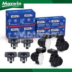 4x Parking Assist Sensor w/ Retainer Holder Fit Dodge Durango Jeep Cherokee - Foto 1 di 16