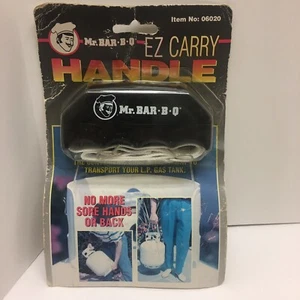 Mr. Bar-B-Q EZ Tragegriff Rarität Neu aus altem Lagerbestand Artikel # 06020 versiegelt Transport LP Gastank - Bild 1 von 12