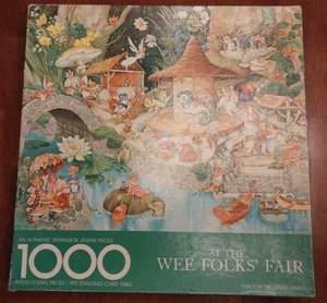 At the Wee Folks Fair MISSING 2 PIECES Springbok 1000 pc Jigsaw Puzzle 24x30" - Picture 1 of 10