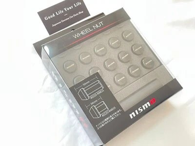 Tuerca de rueda NISMO tipo 7 tuercas cuadradas 34 mm 20 piezas 40220-RN810 GTR genuina Japón Foto 1 de 4