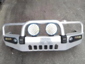 NISSAN PATROL FRONT BUMPER Y61/GU, BULL BAR - ALLOY, 10/04-04/17 - Picture 1 of 5