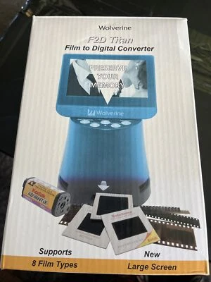 Wolverine F2D Titan Film To Digital Converter 8 Film Types New - Image 1 of 4