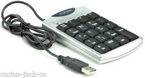 USB NUMERIC KEYPAD WITH BACKSPACE & TRIPLE ZERO KEY, FOR NOTEBOOK LAPTOP ETC - Picture 1 of 1