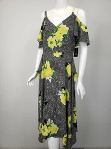 I.N.C. INTERNATIONAL CONCEPTS Black White Gingham Floral Dress 28W NWT$129.50 - Picture 1 of 3