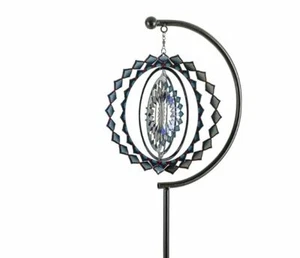 50280 Spina da Giardino Colorato Acciaio Inox/Metallo Nero/Colorata/Blu Spina - Foto 1 di 1