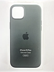 For iPhone 15 Plus Original Silicone Phone Case With MagSafe, Cypress - Picture 1 of 4