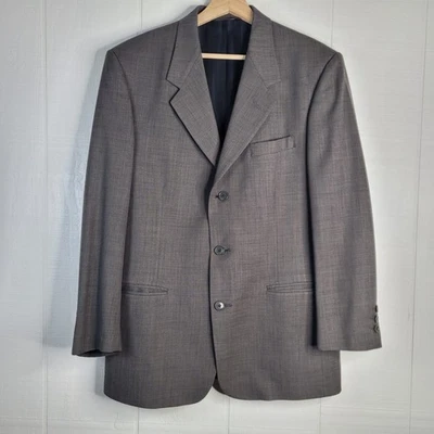 PIERRE CARDIN Mens Suit 42R Brown Taupe Wool Pants 34x31 2 Piece  - Image 1 of 4