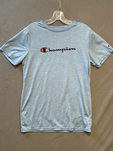 Champion Performance T-Shirt Boys Size XL (18/20) Blue Heather Water Wicking Tee - Picture 1 of 7