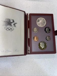 1984-S Olympic Prestige Proof Set Silver Dollar 6 Coins No Box/COA - Picture 1 of 11