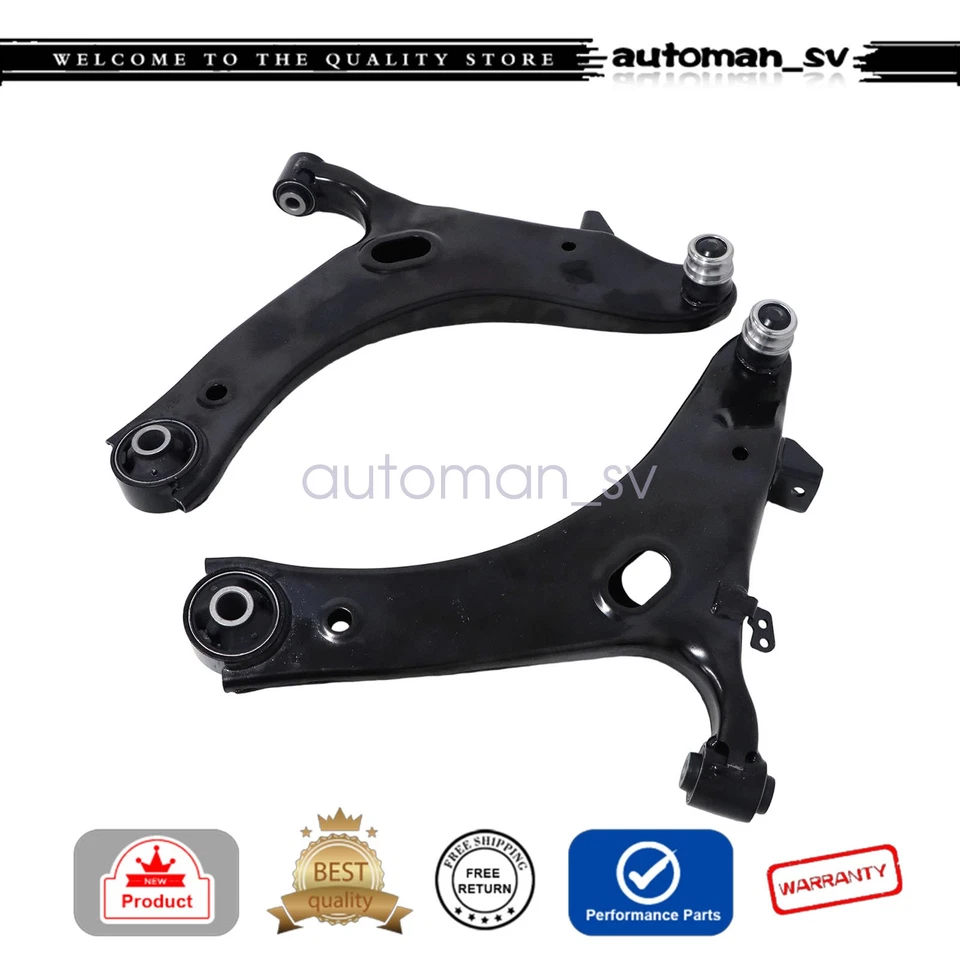 Brazos de control inferiores delanteros izquierdo y derecho con rótulas para Subaru Tribeca 2006-2014 Foto 1 de 4