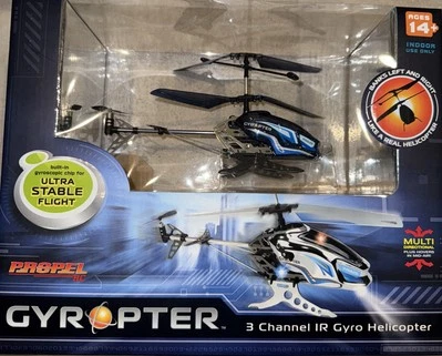 PROPEL GYROPTER 3 CHANNEL IR GYRO HELICOPTER, NEW In Box - Image 1 of 2
