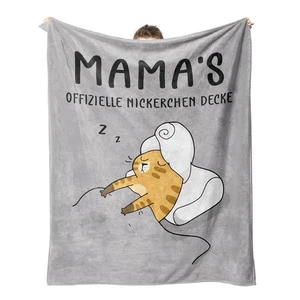 Geschenke für Mama Weihnachten– Lustige Kuscheldecke für Mama in besonders we... - Bild 1 von 9