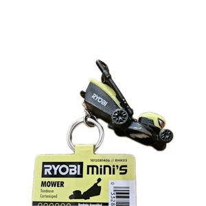 Ryobi Lawnmower Keyring Ornament Handyman Gift  - Picture 1 of 3
