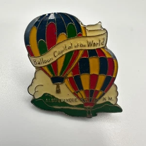 Vintage Albuquerque quasi nuovo palloncino capitale spilla smalto souvenir viaggio nuovo Messico - Foto 1 di 6