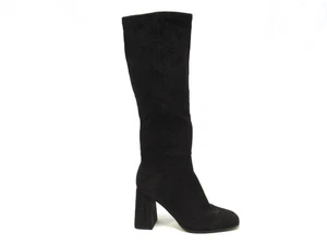 Steve Madden Livah kniehohe Stiefel aus Wildlederimitat (Damen) – dunkelbraun – Größe 7,5 M - Bild 1 von 8