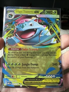 Mega Venusaur EX 003/132 Mega  Evolution Pokémon TCG Double Rare EARLY NM/M - Picture 1 of 2