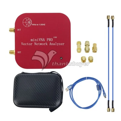 miniVNA PRO 1300 Vector Network Analyzer 1KHz-1.3G for RFID NFC 13.56MHz Card - Image 1 of 4