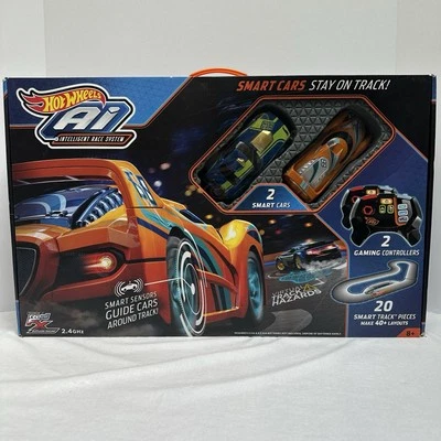 Hot Wheels AI Intelligent Street Race System 2 Smart Cars & Talking Controllers - Image 1 of 4