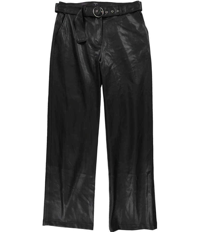 Elie Tahari Womens Vegan Leather Dress Pants - Image 1 of 1