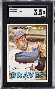 1967 TOPPS #250 HANK AARON SGC 3.5 - Picture 1 of 2