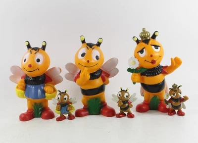 Biene Maja === 3 x Bully Bienchen Figuren Firma Haco ca 14 cm - Bild 1 von 4