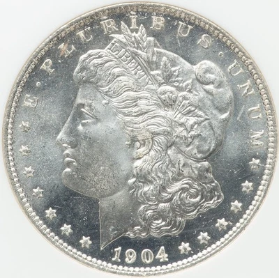 Morgan Silver Dollar 1904-O NGC MS-66 Proof-Like!!! Amazing Blast White Gem! - Image 1 of 4
