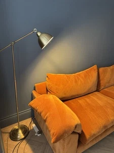 Dunelm Antique Brass Floor Lamp - Picture 1 of 3