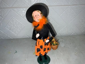 2023 Byers Choice Halloween Hexenkaroler mit Maske -13 Zoll - Bild 1 von 10