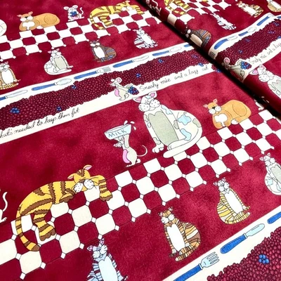 Moda Sneaky Mice and a Lazy Cat Fabric Cynthia Young Hedgehog Prod BY THE YARD - Image 1 of 4