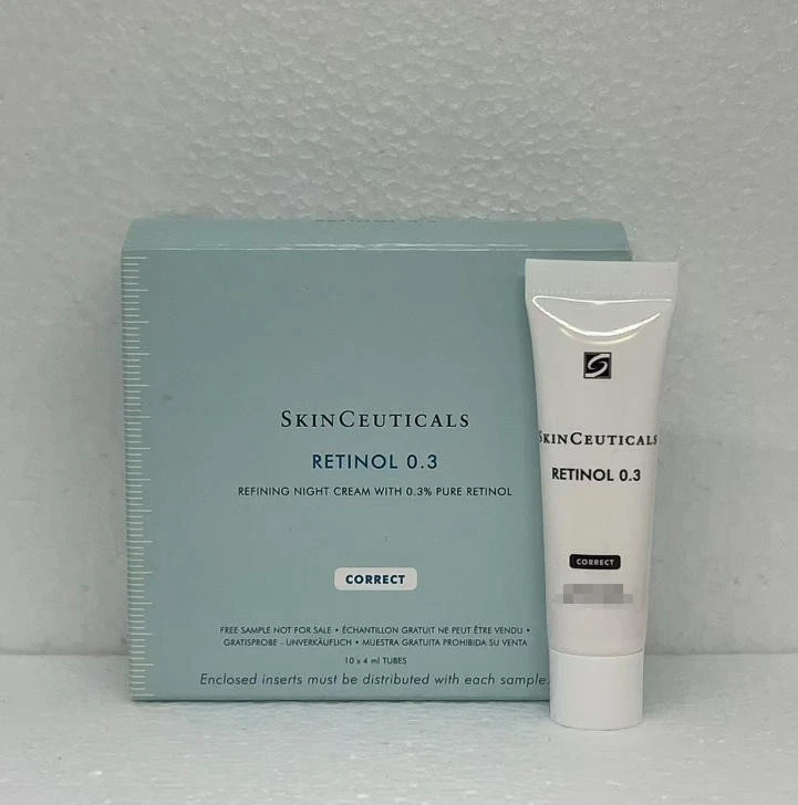 SkinCeuticals ретинол 0,3 очищающий ночной крем с 0,3% чистым ретинолом, 4 мл * 10 шт. - Изображение 1 из 1
