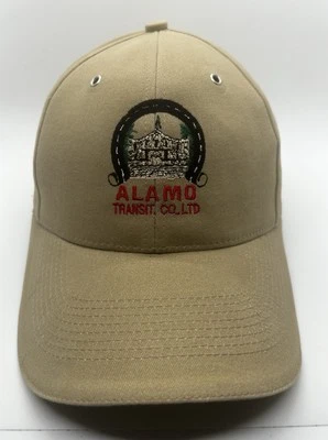 Alamo Transit Co. Gorra Bordada Sombrero Adulto Ajustable Beige Algodón Halcón Nuevo Foto 1 de 4
