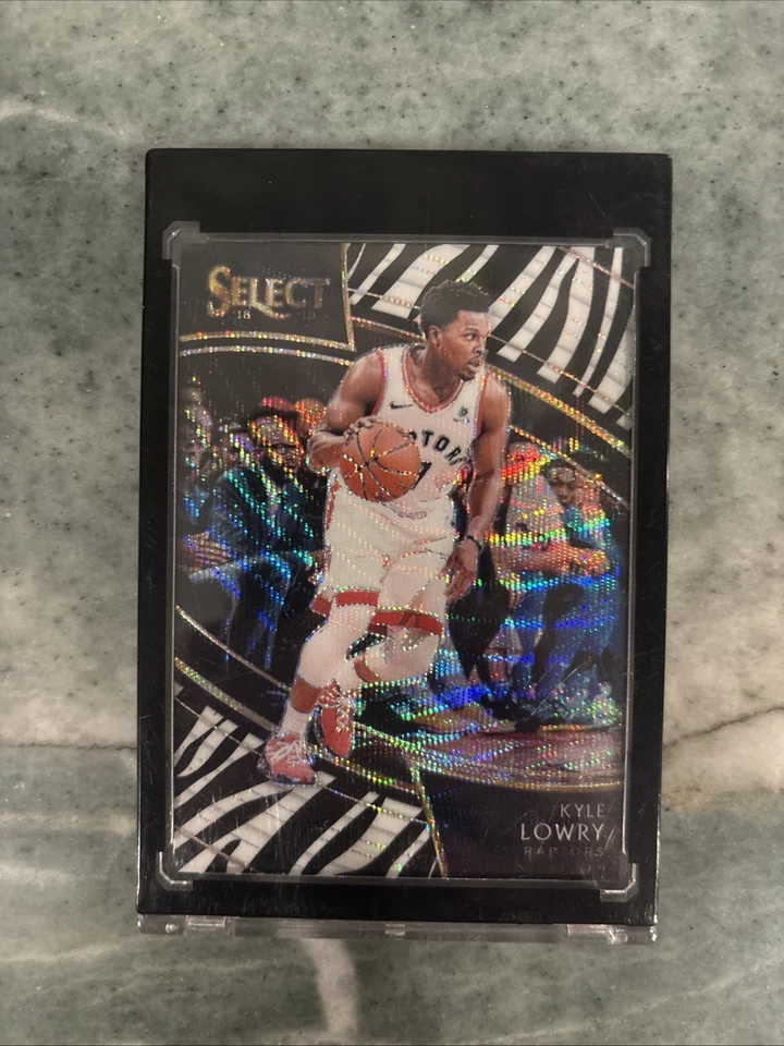2018-19 Panini Select - Courtside Kyle Lowry #292 Zebra Prizm - Image 1 of 2