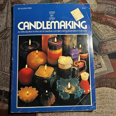 Candlemaking Step by Step 1972 Craft Project Technique Instruction Golden Press - Image 1 of 3