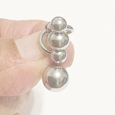 Barra Triple Balls Twister Acero Quirúrgico 14g VCH. Foto 1 de 4