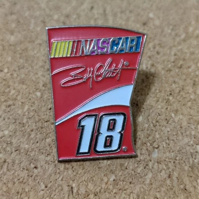 Vintage NASCAR Bobby Labonte 18 Lapel Pin Back Coca Cola Racing Team Joe Gibbs - Image 1 of 3
