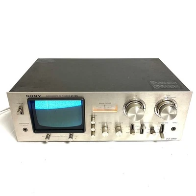 Sony VT-M5 Sintonizzatore TV Audioscopio Vintage Giappone Accende Display Statico Non Testato - Immagine 1 di 4