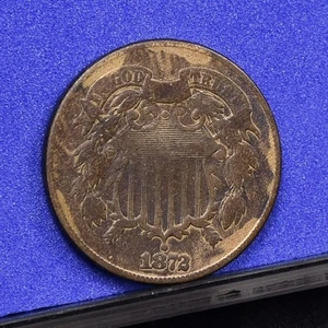 1872 Two Cent Piece - VF Details, Cleaned (#58903-L) - Picture 1 of 8