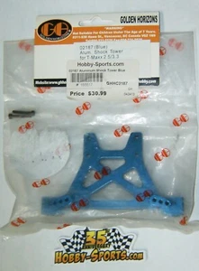 Golden Horizons 02187 Aluminum Shock Tower Blue Traxxas T-Maxx 2.5 3.3 GHHC2187 - Picture 1 of 1