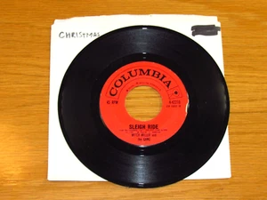 POP CHRISTMAS 45 RPM - MITCH MILLER - COLUMBIA 42210 SLEIGH RIDE/CHRISTMAS SONG - Imagen 1 de 2