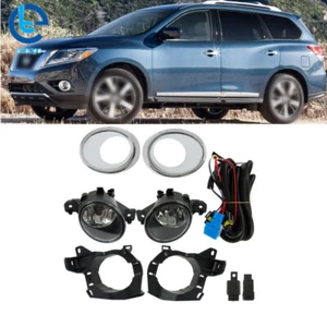 Conjunto de luces antiniebla lado derecho + derecho con bisel + kit de interruptor para Nissan Pathfinder 2013-2016 - Imagen 1 de 16
