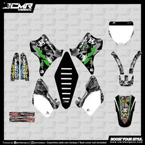 Kit Grafiche adesivi in crystal per KAWASAKI KX 125 1998 '98  - Picture 1 of 1