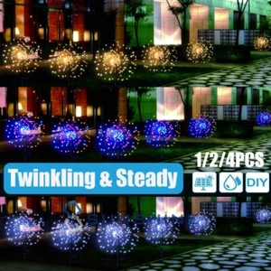 Cadena De Luces Solares 120/150/200LEDTira Luz Solar String Light Jardin Navidad - Picture 1 of 29