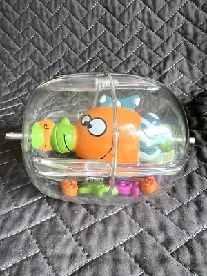 Centro de actividades Evenflo Exersaucer Mega Splash peces giratorio barril transparente juguete Foto 1 de 4