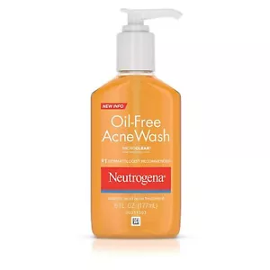 Neutrogena Oil-Free Salicylic Acid Acne Treatment Acne Wash-6 oz - Picture 1 of 1