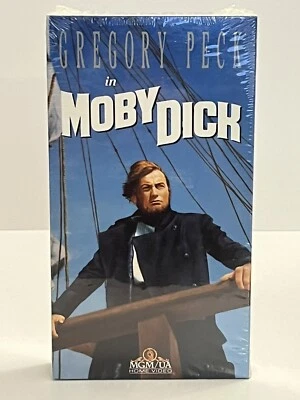 Moby Dick - Gregory Peck VHS 1956 Película Nuevo Sellado MGM Home Video 1990 Foto 1 de 4