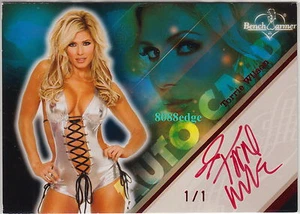 2009 BENCHWARMER LIMITED RED AUTO: TORRIE WILSON #1/1 OF ONE AUTOGRAPH PLAYBOY - Picture 1 of 7