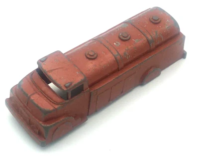 Vintage 1957 Midge Toy Chevy Red Tanker Truck Diecast Rockford Il., Made In USA - Image 1 of 4